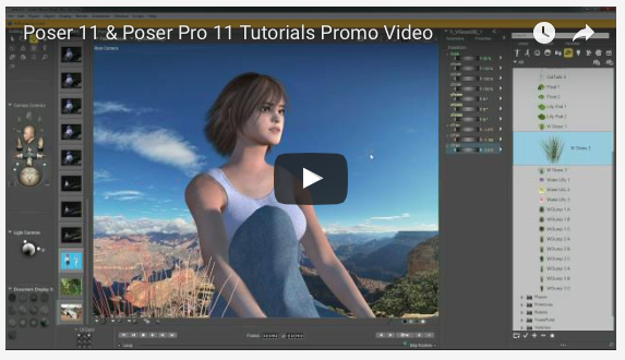 Learn Poser 11 & Poser Pro 11 with NEW Video Tutorials