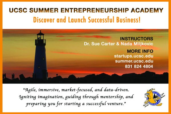 UCSC Startup Entrepreneurship Academy offered again this summer
