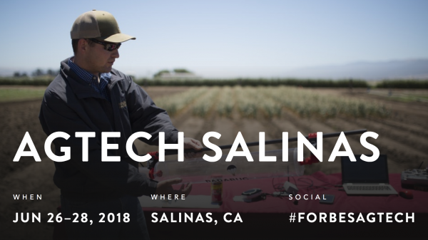 Speaker lineup announced for 4th annual Forbes AgTech Summit