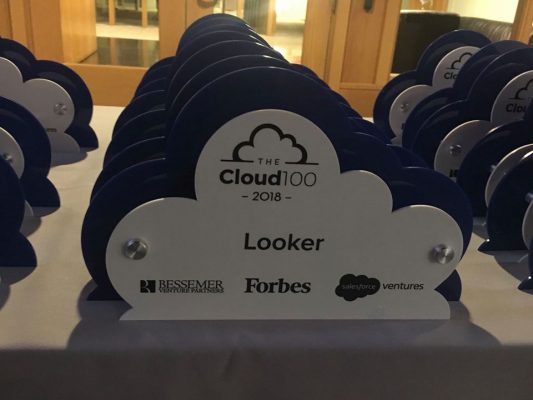 Looker is Named to Forbes 2018 Cloud 100 List for Second Consecutive Year