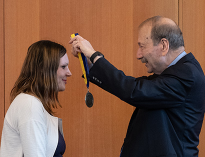 Ceremony honors inaugural holder of Colligan Presidential Chair in Pediatric Genomics