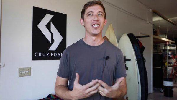 Former UCSC graduate researcher John Felts, now CEO and founder of Cruz Foam, describes the rewards, hard work and excitement of becoming an entrepreneur