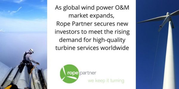 Rope Partner, leader in wind turbine blade repair, maintenance, and performance-enhancing services, has been acquired